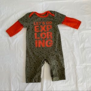 4 For $10. George 3-6 Months Baby Footless Onesie